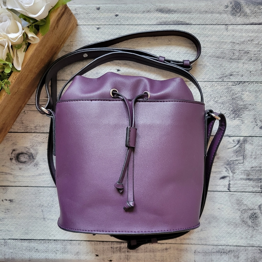 French Connection Dane Drawstring Bucket Bag - Picture 2 of 6